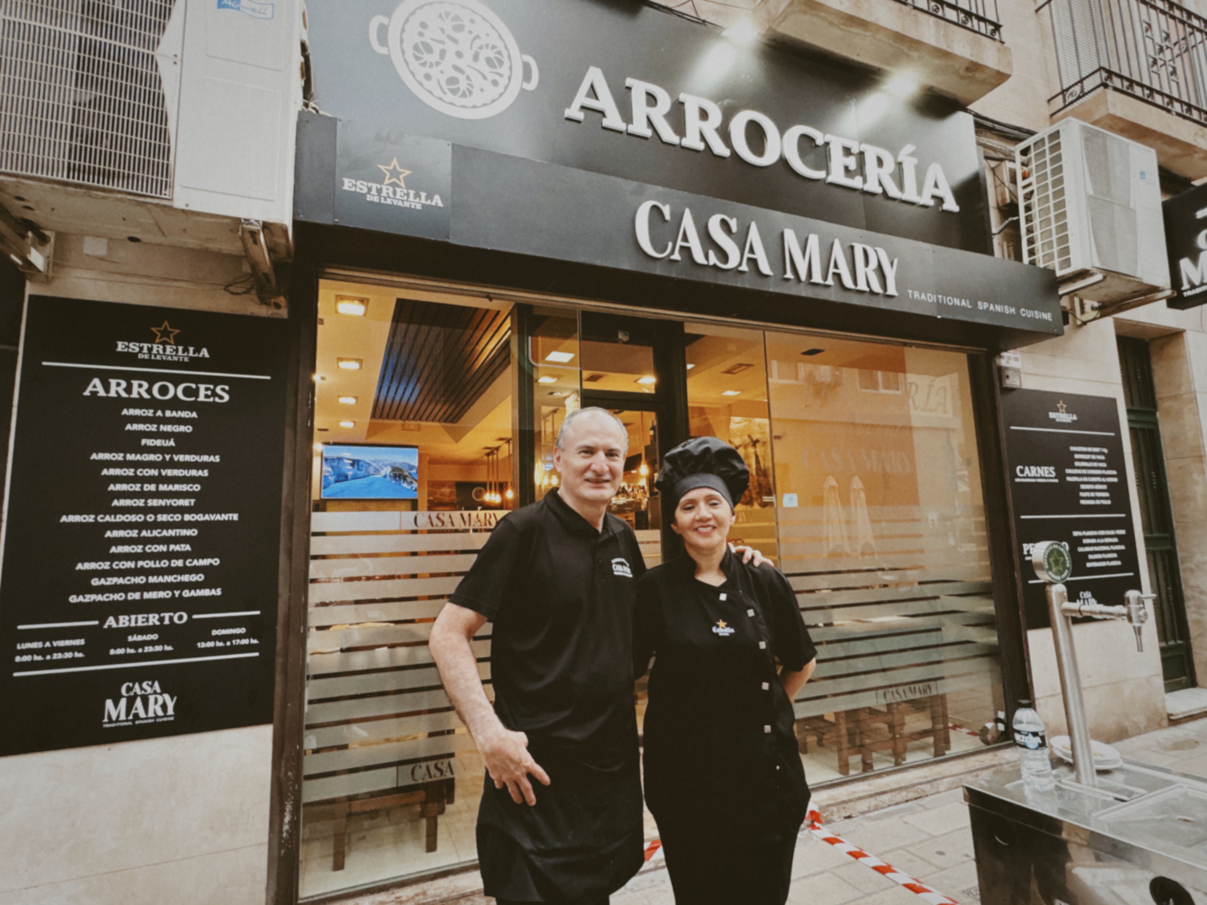 Arrocería Casa Mary, restaurante de cocina tradicional alicantina en el centro de Alicante
